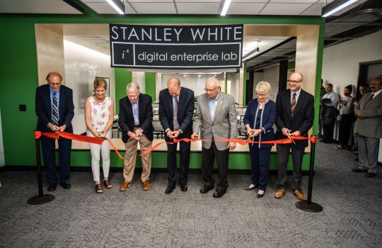 Stanley White Foundation i4 Digital Enterprise Lab opens.