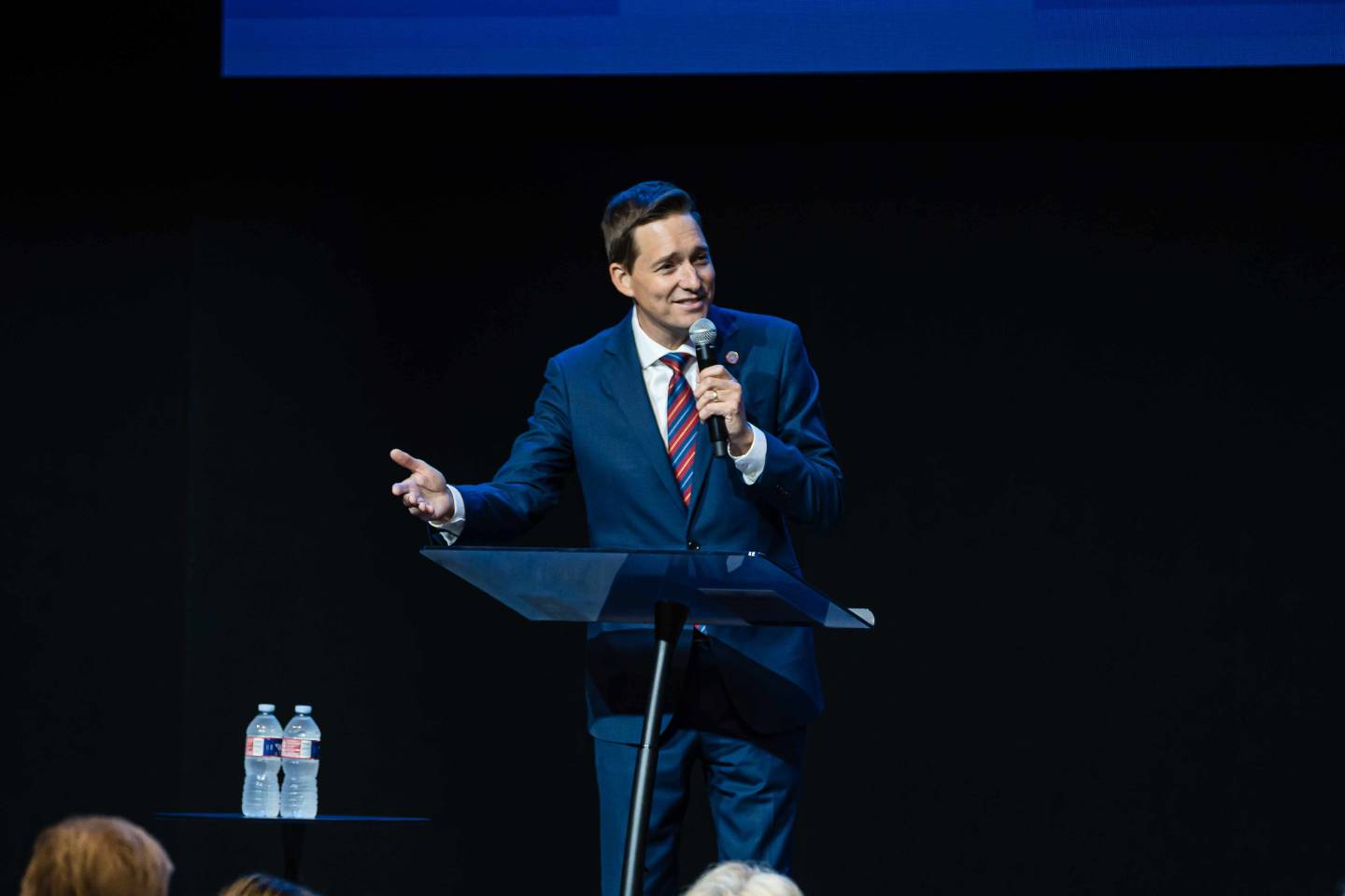 Matt Pinnell speaking at ORU's Fall 2024 PECE Series