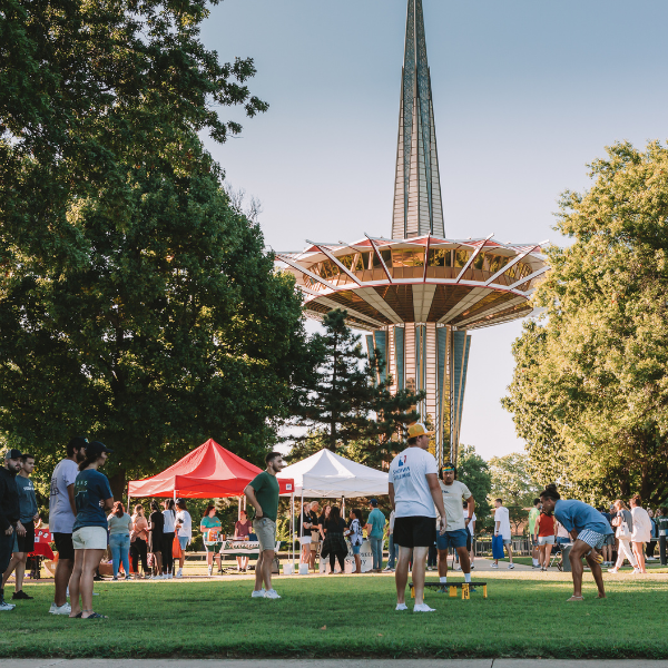 prayer tower lawn