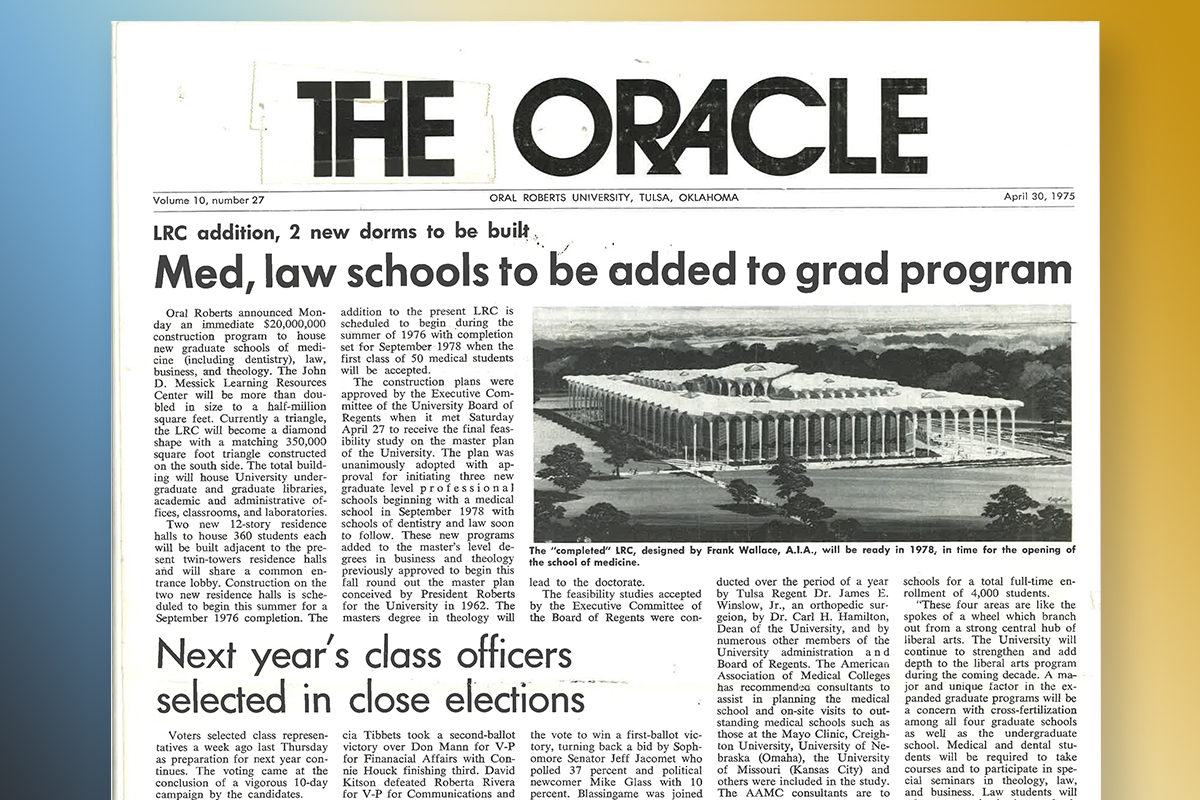 ORU Oracle Student Newspaper