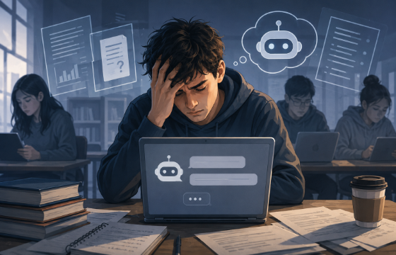 College students tired of being forced to use AI