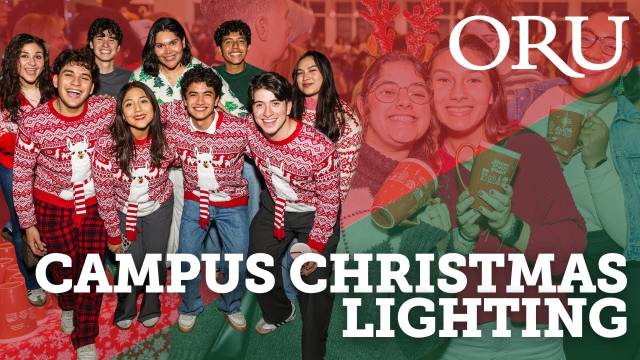 Video Thumbnail of a group of students wearing coordinated Christmas-themed sweaters.