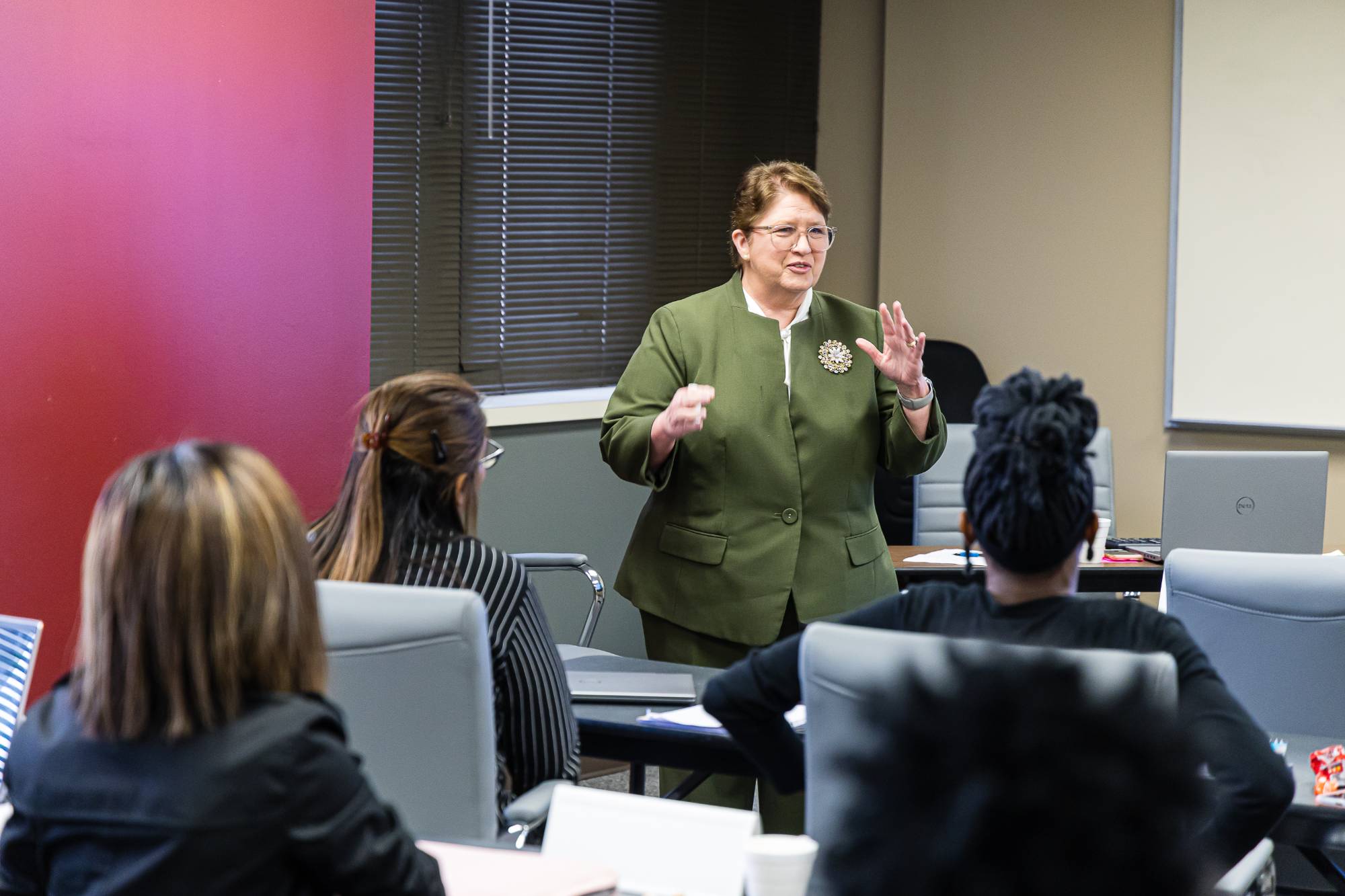 Dr. Holzmann teaching class