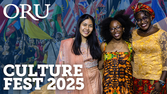 Video Thumbnail of three female students dressed  dressed in vibrant, traditional attire representing different cultural styles