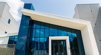 Front of ORU's Niko Hall 