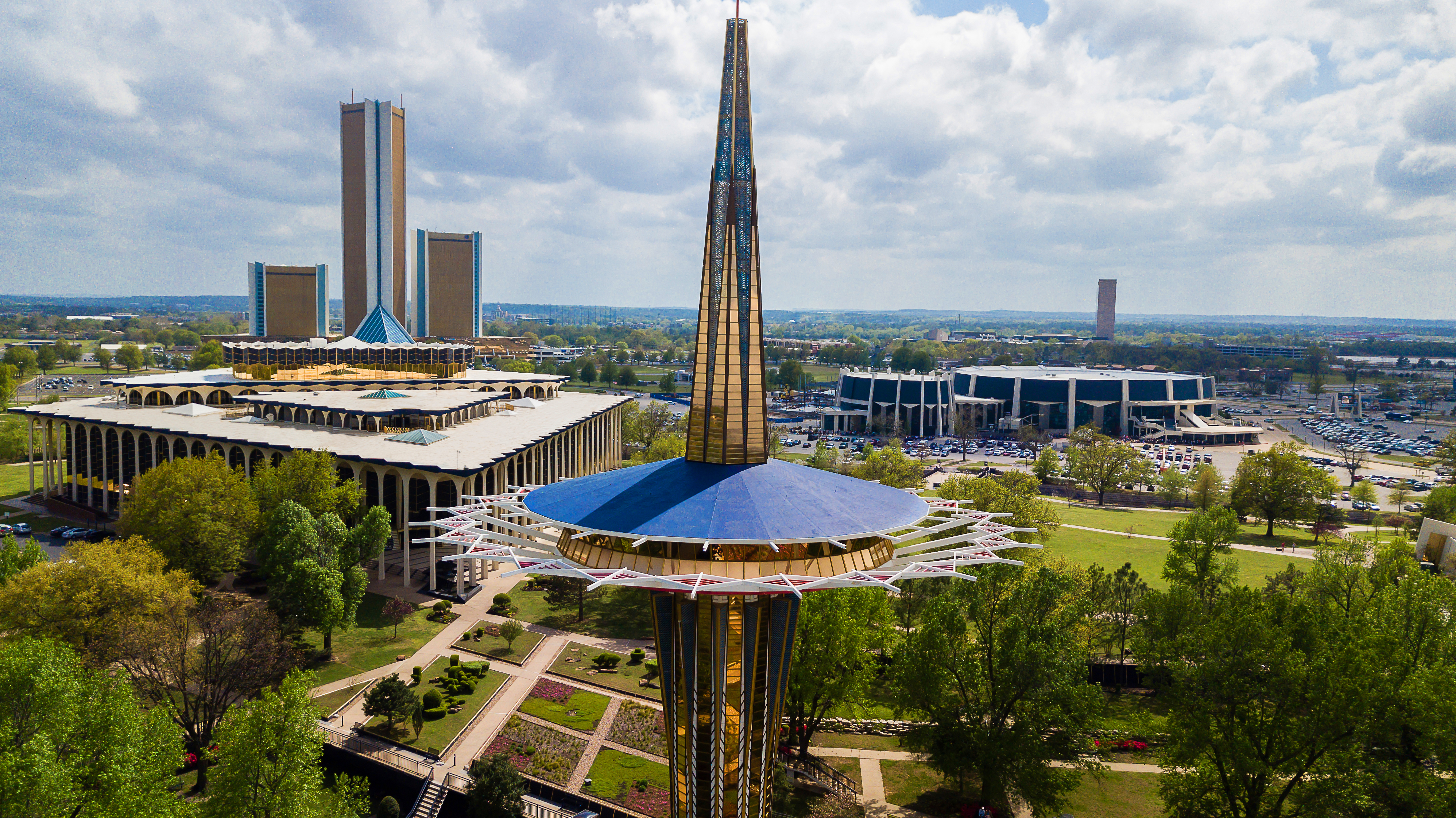 Drone of campus