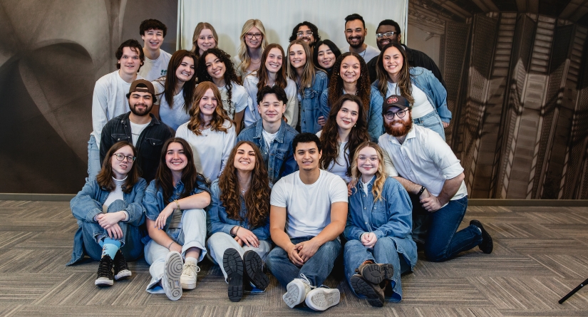 Austin with the Student Association team