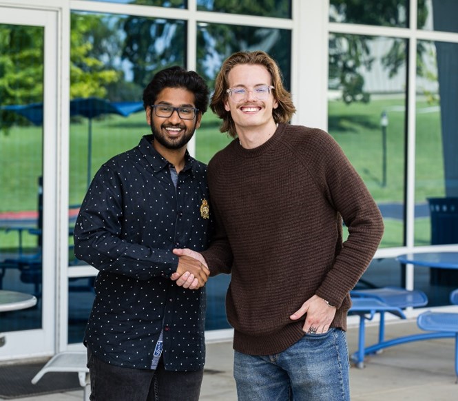 SA President Raja Lagadapati and  SA Vice President Hayden Jones