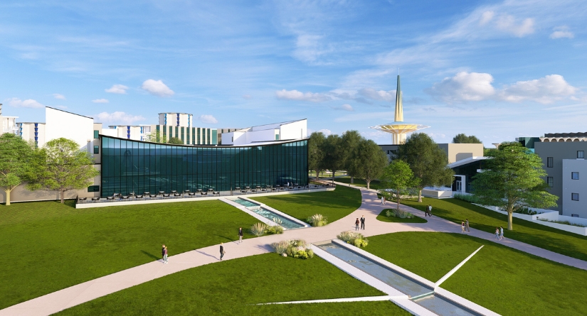 Conceptual image of the new ORU Dining Hall