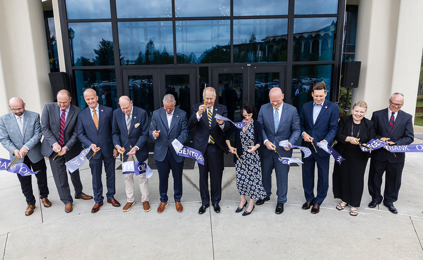 Regent Bank GLC ribbon-cutting