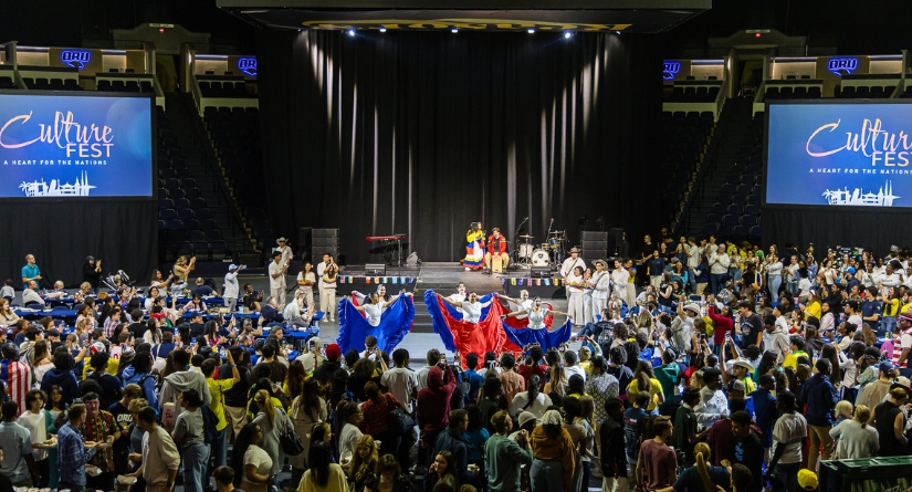 Students' performing at Culture Fest