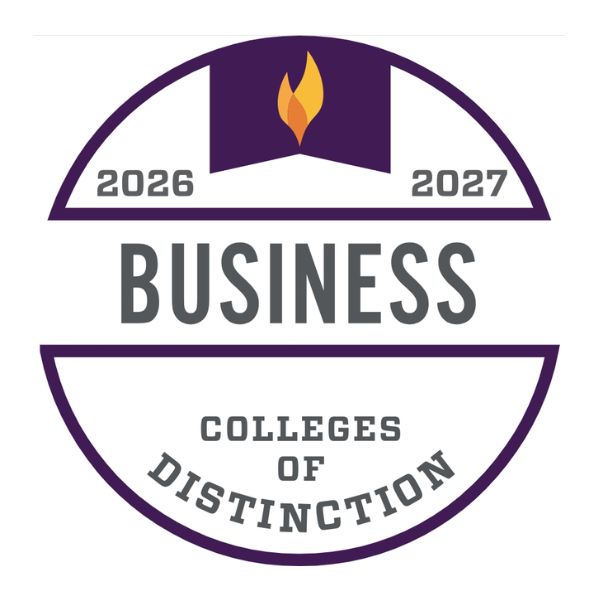 College of Distinction Badge for Business